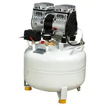 Mercury HK-1EW-30 (ND-70) - безмасляный компрессор для одной стоматологической установки, с ресивером 30 л (70 л/мин), с кожухом