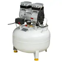 Mercury HK-2EW-35 (ND-100) - безмасляный компрессор для 1-2 стоматологических установок, с ресивером 35 л (100 л/мин), без кожуха, Шумопоглощающий шкаф: HK-2EW-35 (ND-100) - безмасляный компрессор для 1-2 стоматологических установок, с ресивером 35 л (100 л/мин), без кожуха