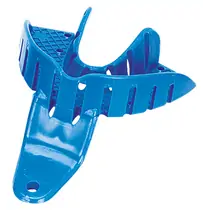 Asa Dental 2853E-L1 - ложка слепочная нижняя детская с перфорацией без бортиков пластиковая, одноразовая 61*50 мм, 24 шт.